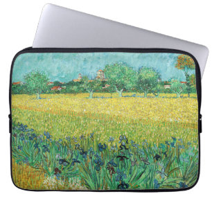 Vincent van Gogh - Gebied met Irises bij Arles Laptop Sleeve