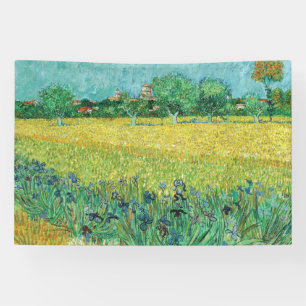 Vincent van Gogh - Gebied met Irises bij Arles Spandoek