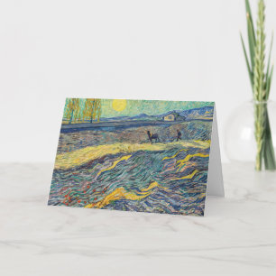 Vincent van Gogh - Gebied met ploegende boeren Kaart