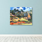 Vincent van Gogh - Gedekte katjes in Cordeville Canvas Afdruk (Insitu (Houten vloer))