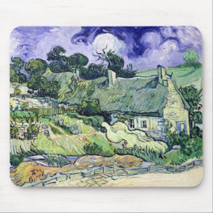 Vincent van Gogh Gedekte kramen in Cordeville Muismat