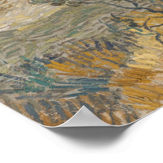 Vincent van Gogh, gesloten veld met boer Poster (Hoek)