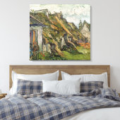 Vincent van Gogh | Getankte katten in Chaponval Canvas Afdruk (Insitu (Slaapkamer))