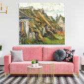 Vincent van Gogh | Getankte katten in Chaponval Canvas Afdruk (Insitu (Woonkamer))