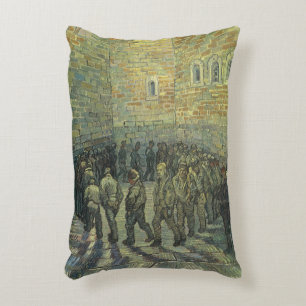 Vincent van Gogh - Gevangenen aan het bewegen Accent Kussen