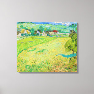Vincent van Gogh - Gezicht op Vessenots bij Auvers Canvas Afdruk