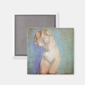 Vincent van Gogh - Gipsbeeldje Vrouw Torso Magneet (Voorkant / Achterkant)