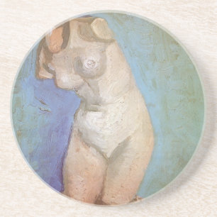 Vincent van Gogh - Gipsen Beeldje Vrouwelijk Torso Zandsteen Onderzetter