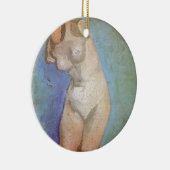 Vincent van Gogh - Gipsen Beeldje Vrouwelijke Tors Keramisch Ornament (Rechts)