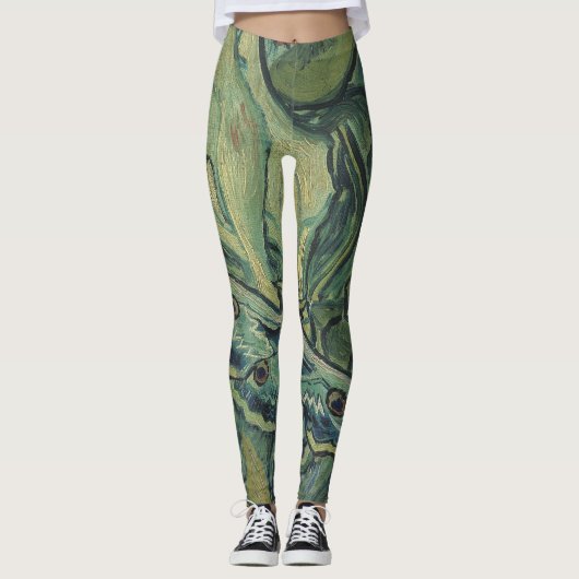 Vincent Van Gogh - Great Peacock Moth Leggings (Voorkant)
