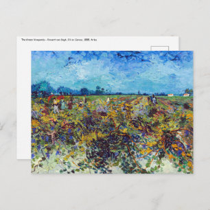 Vincent van Gogh - Green Vineyard Briefkaart