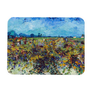 Vincent van Gogh - Green Vineyard Magneet