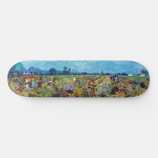 Vincent van Gogh - Green Vineyard Skateboard (Horizontaal)