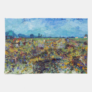Vincent van Gogh - Green Vineyard Theedoek