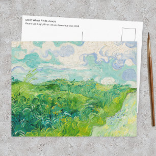 Vincent van Gogh - Green Wheat Field, Auvers Briefkaart