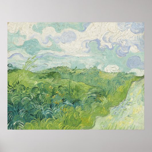 Vincent van Gogh Green Wheat Fields, Auvers Poster (Voorkant)