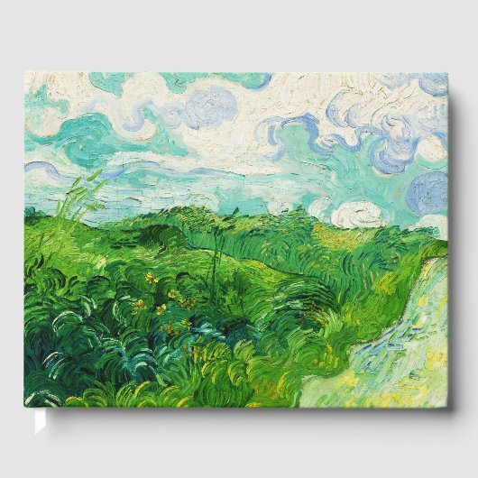  Vincent Van Gogh Green Wheat Fields Gastenboek (Voorkant)