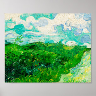  Vincent Van Gogh Green Wheat Fields Poster