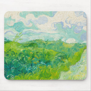 Vincent Van Gogh Green Wheat Fields schilderen Muismat