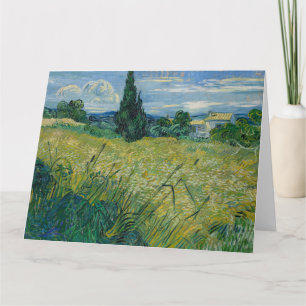 Vincent van Gogh, Groen tarweveld met cipres Kaart