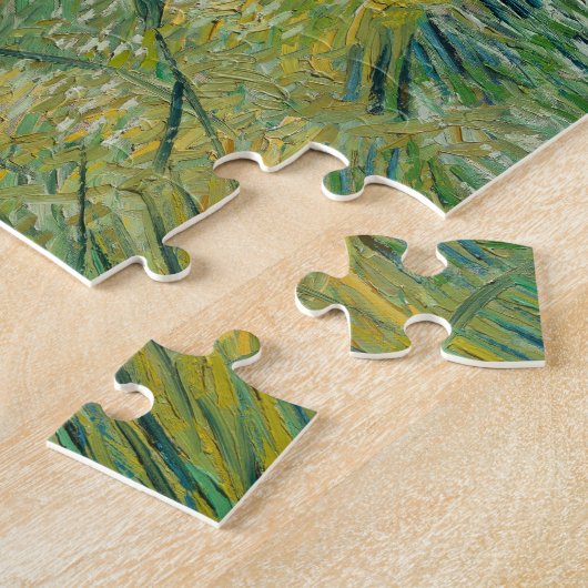 Vincent van Gogh, Groen tarweveld met cipres Legpuzzel (Zijkant)