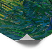 Vincent van Gogh, Groen tarweveld met cipres Poster (Hoek)