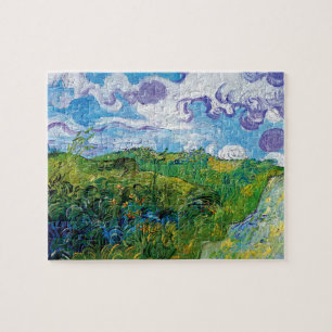 Vincent van Gogh - groene warmtevelden in auvers Legpuzzel