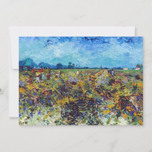 Vincent van Gogh - Groene Wijngaard Kaart (Voorkant)