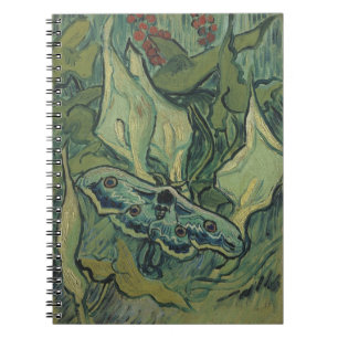 Vincent van Gogh - Grote nachtpauwoog Notitieboek