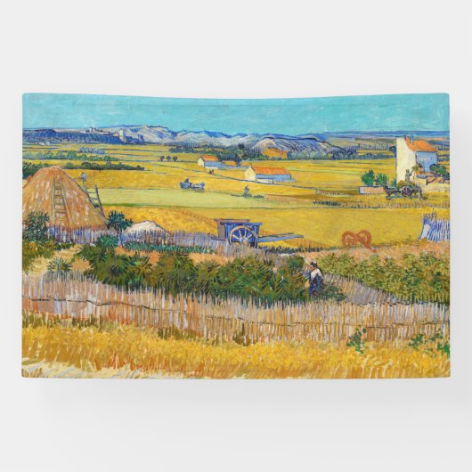 Vincent van Gogh - Harvest in La Crau Spandoek (Horizontaal)
