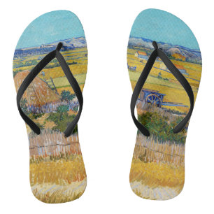 Vincent van Gogh - Harvest in La Crau Teenslippers