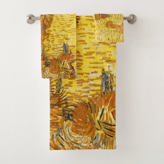 Vincent van Gogh - Harvest in Provence Bad Handdoek (Insitu)