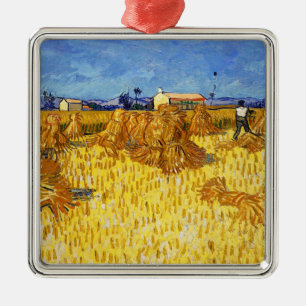 Vincent van Gogh - Harvest in Provence Metalen Ornament