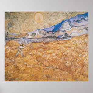 Vincent van Gogh   Harvester Poster