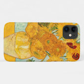 Vincent Van Gogh heeft twaalf zonnebloemen in een  Case-Mate iPhone Case (Achterkant (horizontaal))