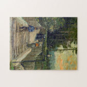 Vincent van Gogh - Hellend pad in Montmartre Legpuzzel (Horizontaal)