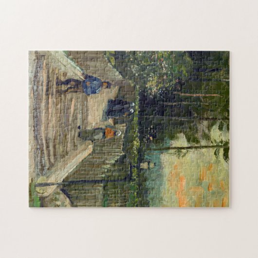 Vincent van Gogh - Hellend pad in Montmartre Legpuzzel (Horizontaal)