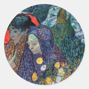 Vincent Van Gogh - Herinnering aan de tuin in Ette Ronde Sticker