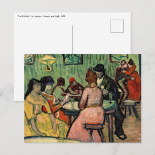 Vincent van Gogh - Het Bordeel Briefkaart