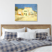 Vincent van Gogh - Het gele huis (de straat) Canvas Afdruk (Insitu (Slaapkamer))