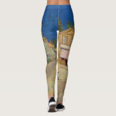 Vincent van Gogh - het Gele Huis / De straat Leggings (Achterkant)