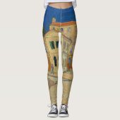 Vincent van Gogh - het Gele Huis / De straat Leggings (Voorkant)