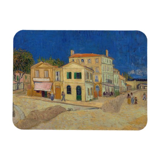 Vincent van Gogh - het Gele Huis / De straat Magneet (Horizontaal)