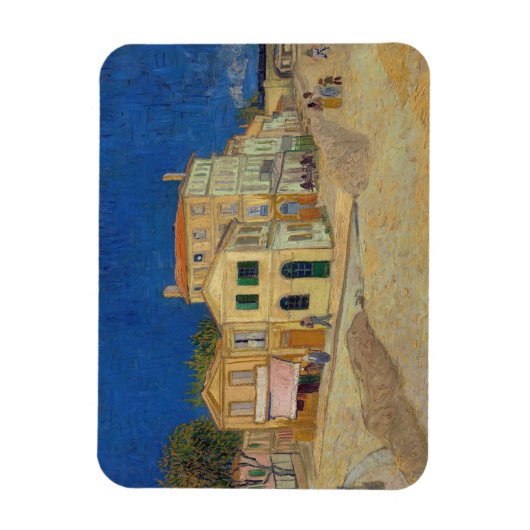 Vincent van Gogh - het Gele Huis / De straat Magneet (Verticaal)