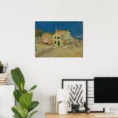 Vincent van Gogh, het gele huis, de straat Poster (Thuiskantoor)