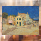 Vincent van Gogh - het Gele Huis / De straat Raamsticker (Vel 2)