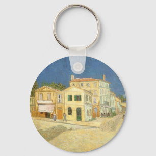 Vincent van Gogh - Het gele huis (De straat) Sleutelhanger
