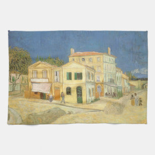 Vincent van Gogh - Het gele huis (de straat) Theedoek