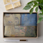 Vincent van Gogh - het Gele Huis / De straat Tissuepapier (Geschenk)