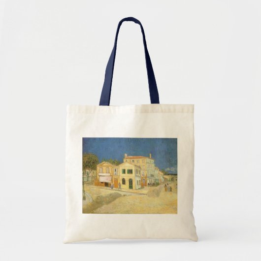 Vincent van Gogh - Het gele huis (de straat) Tote Bag (Voorkant)